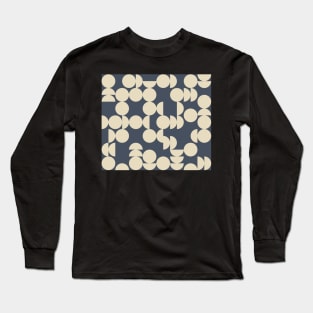 Circles Geometric Pattern Long Sleeve T-Shirt